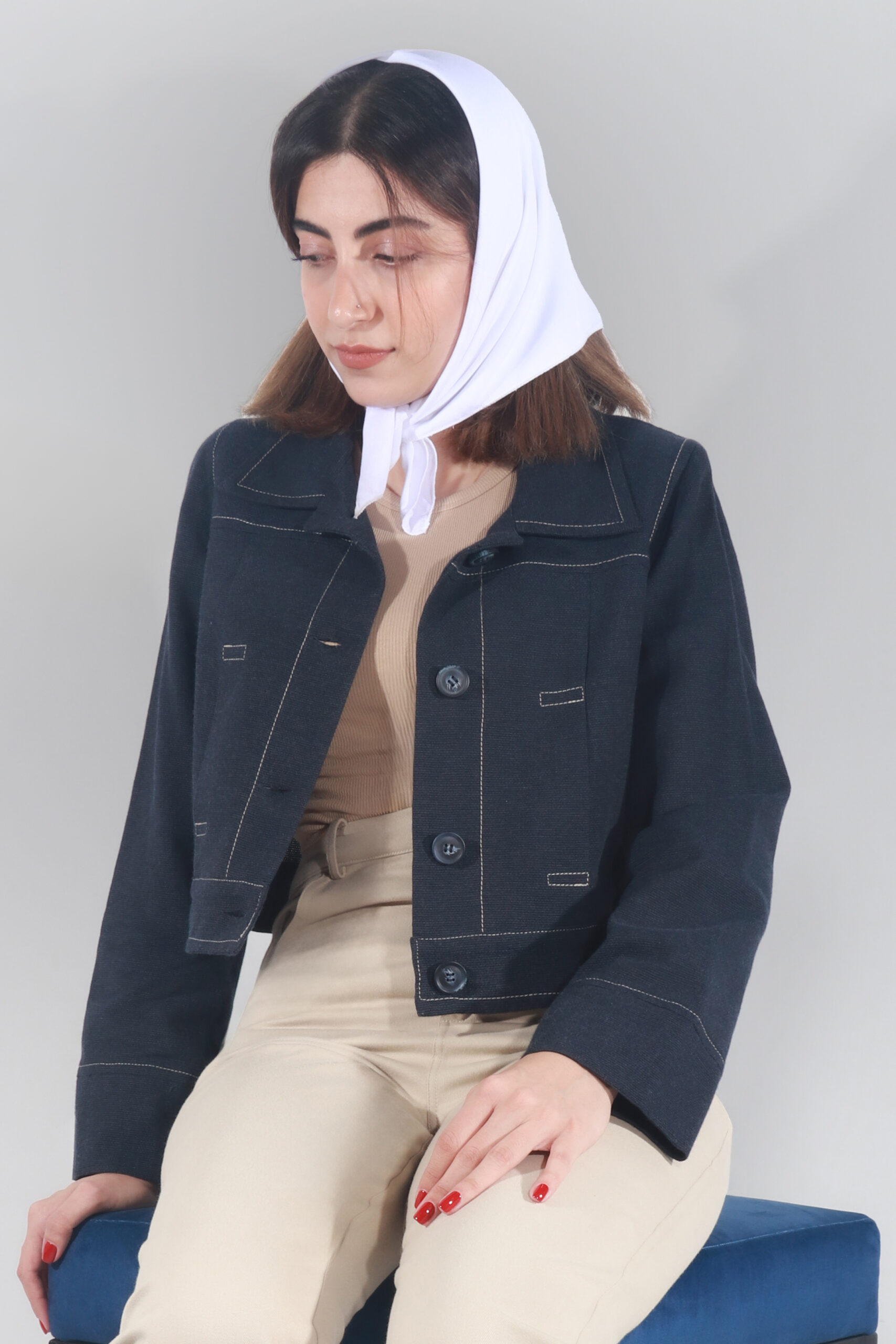 کراپ کت یوک دار