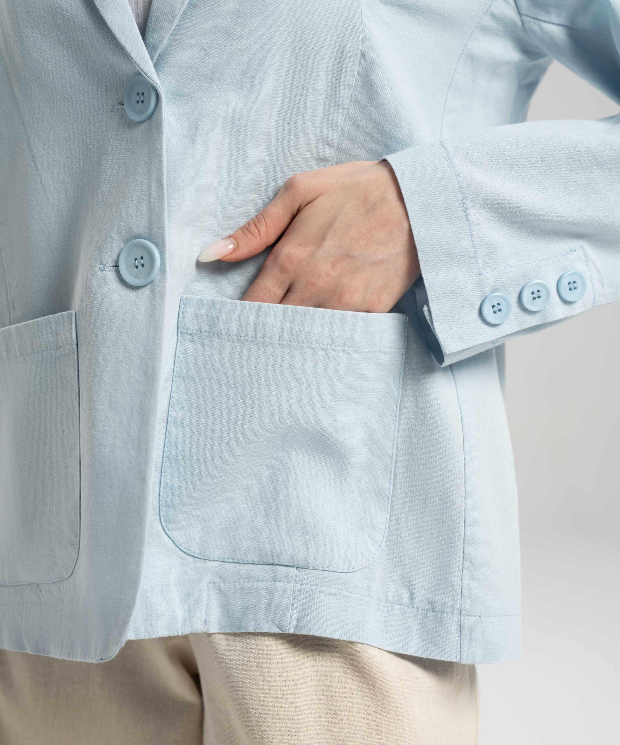 کت یقه انگلیسی سه جیب DR38