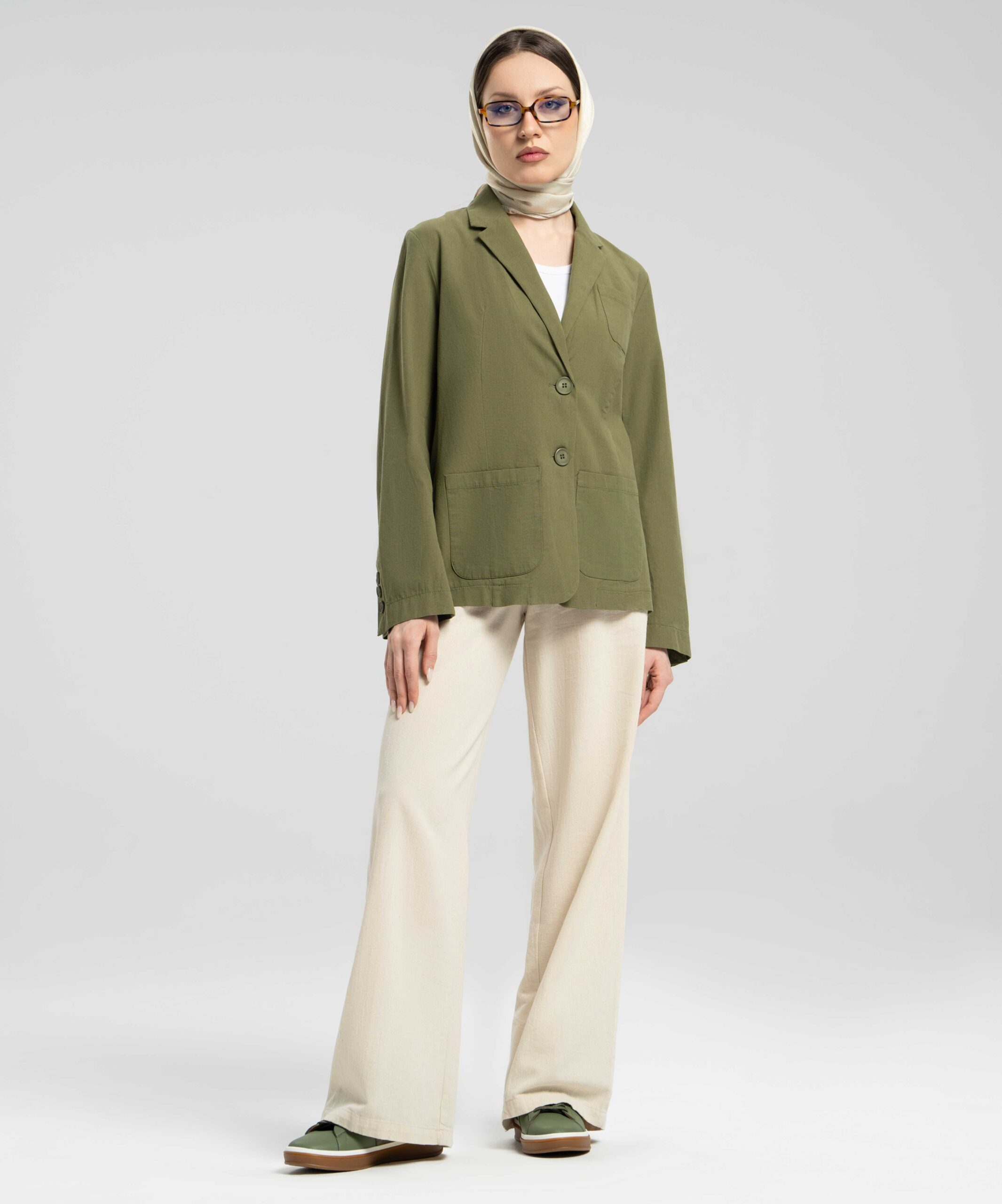 کت یقه انگلیسی سه جیب DR38