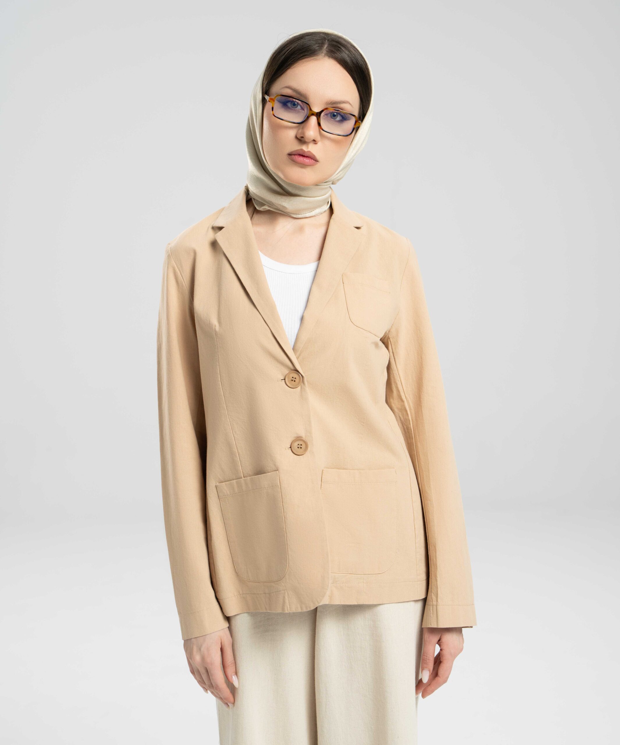 کت یقه انگلیسی سه جیب DR38