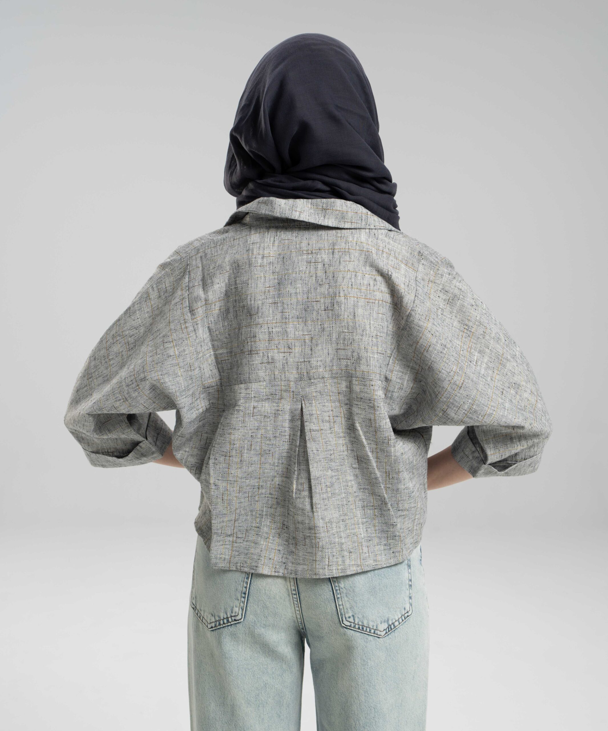 شومیز گرهای جیبدار DR37