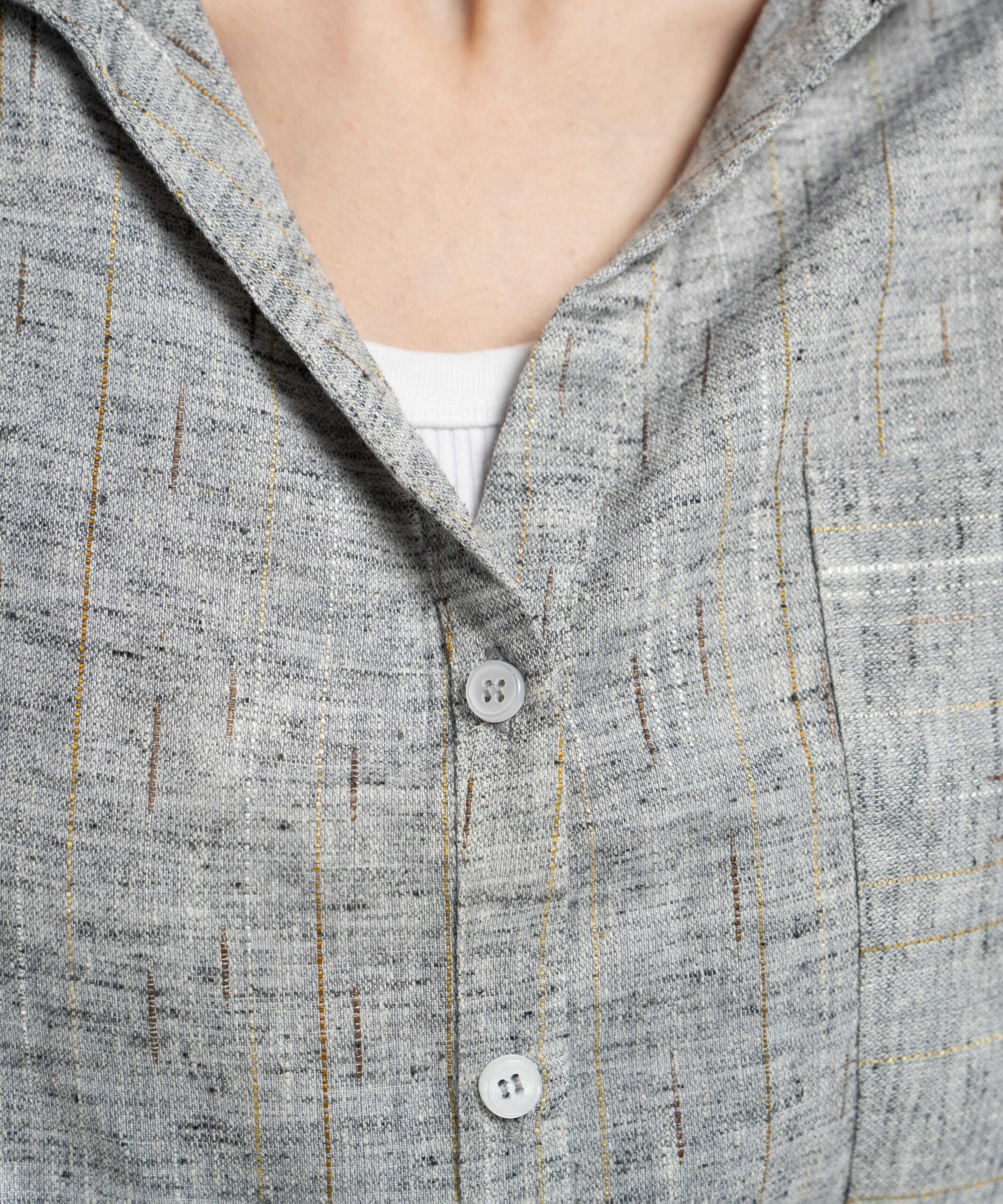 شومیز گرهای جیبدار DR37