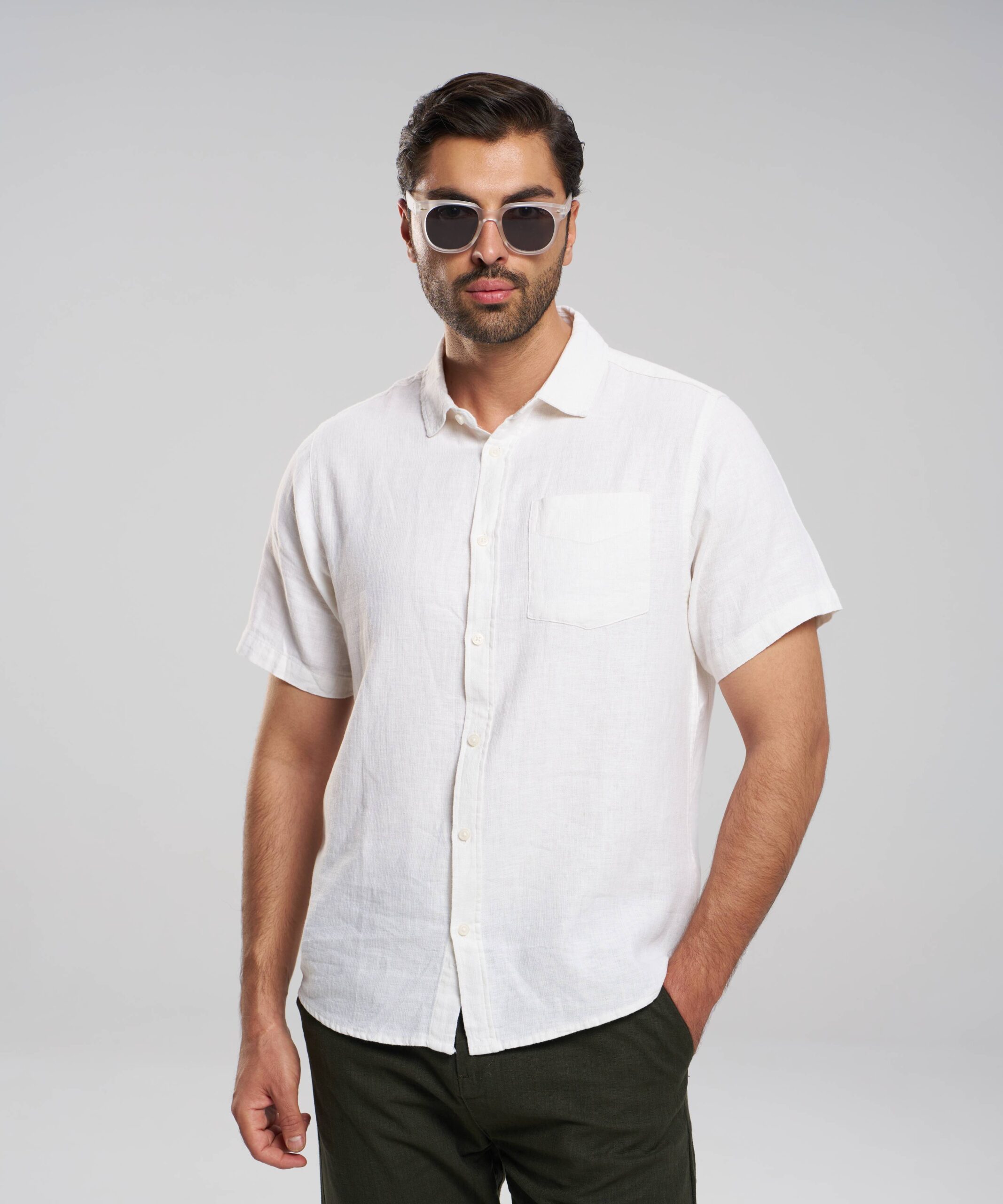 پیراهن آستین کوتاه مردانه DR15