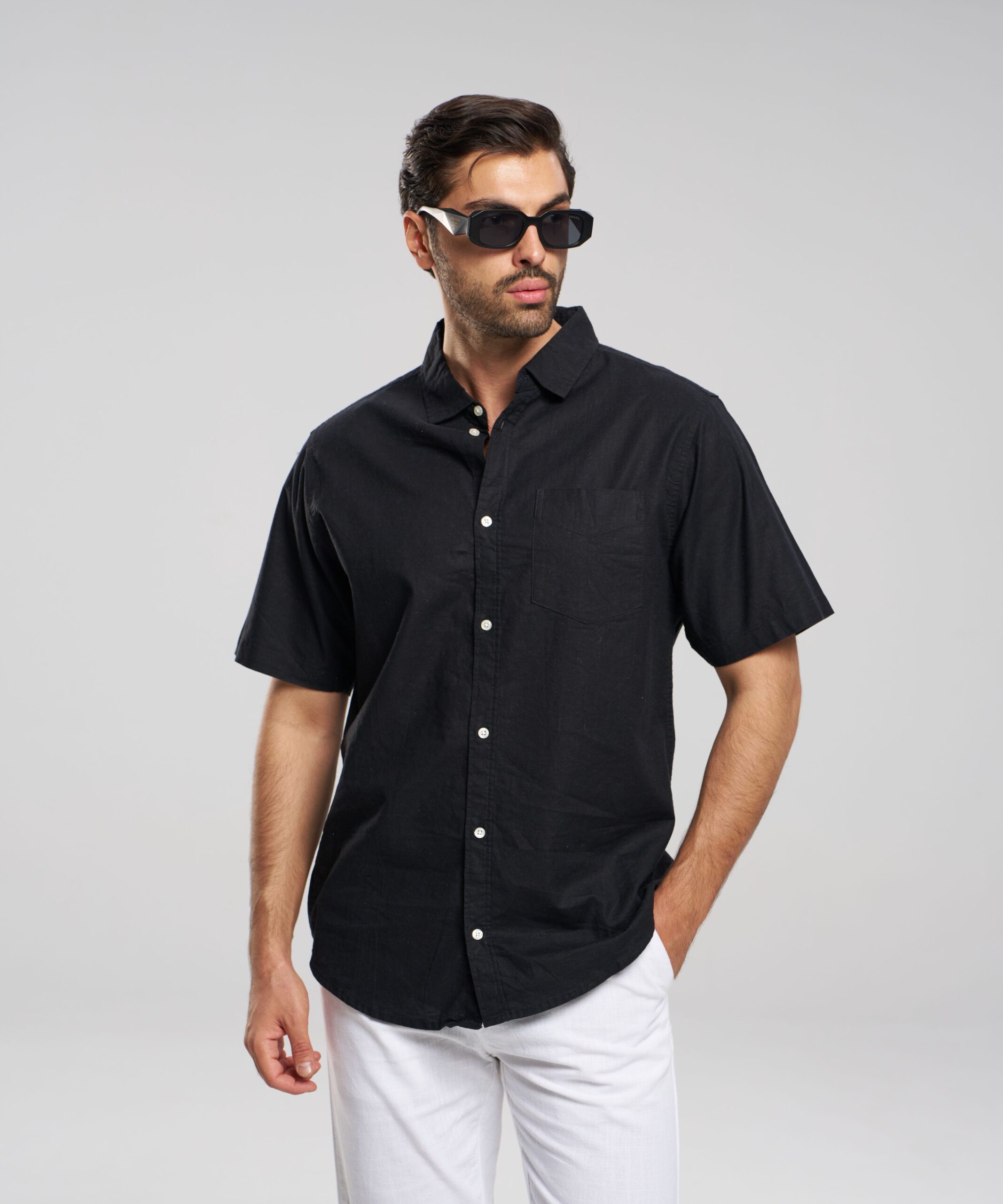 پیراهن آستین کوتاه مردانه DR15