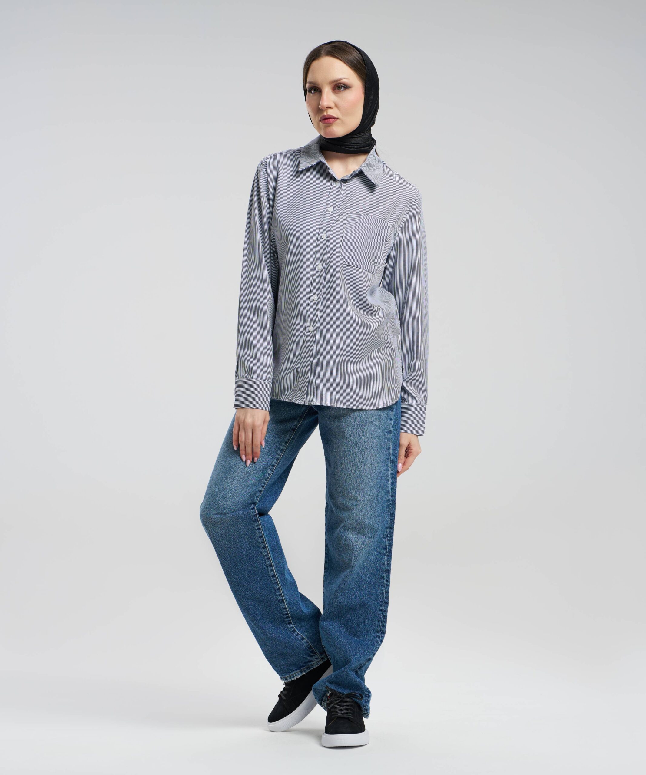 شومیز راه راه DR27