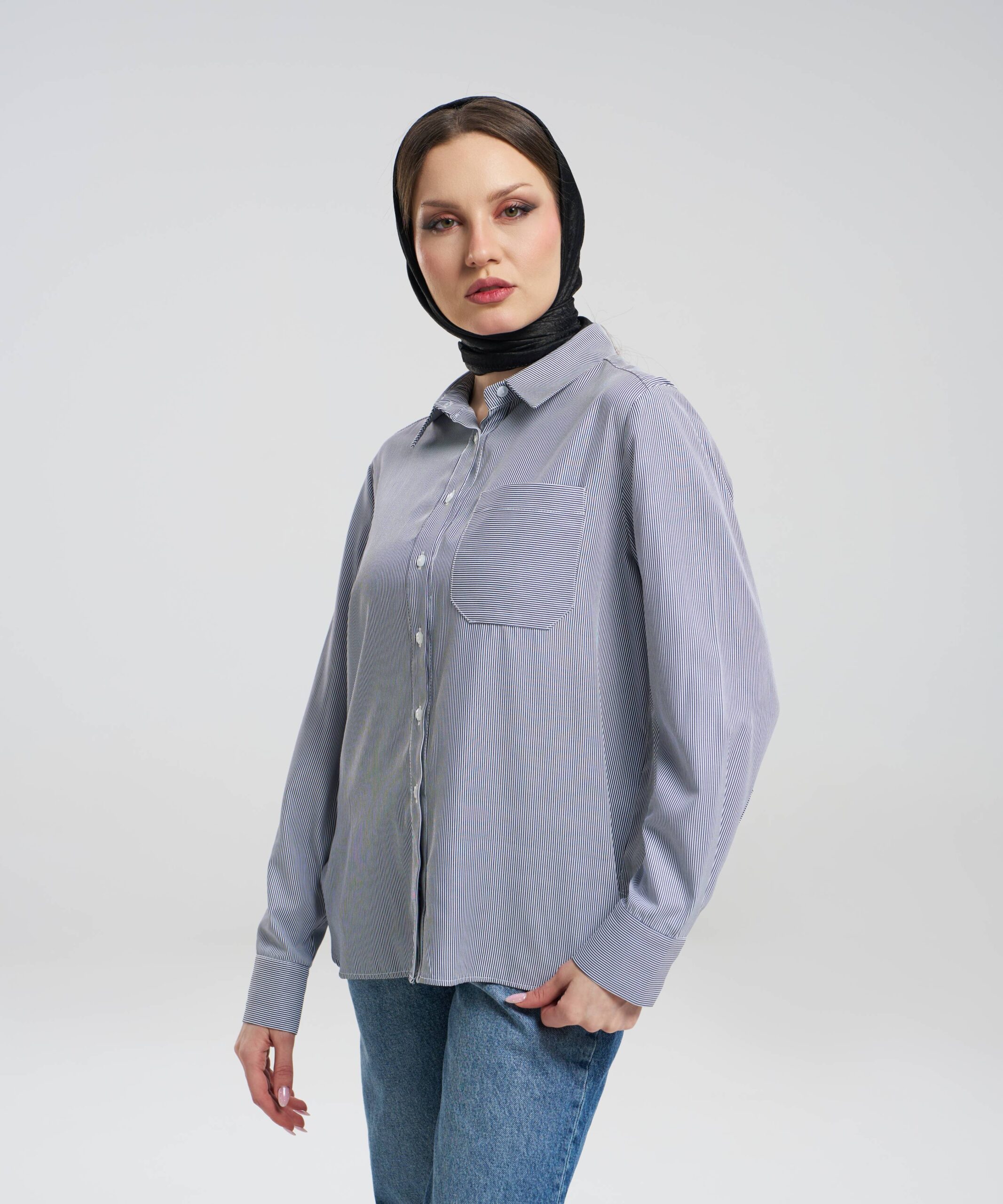 شومیز راه راه DR27